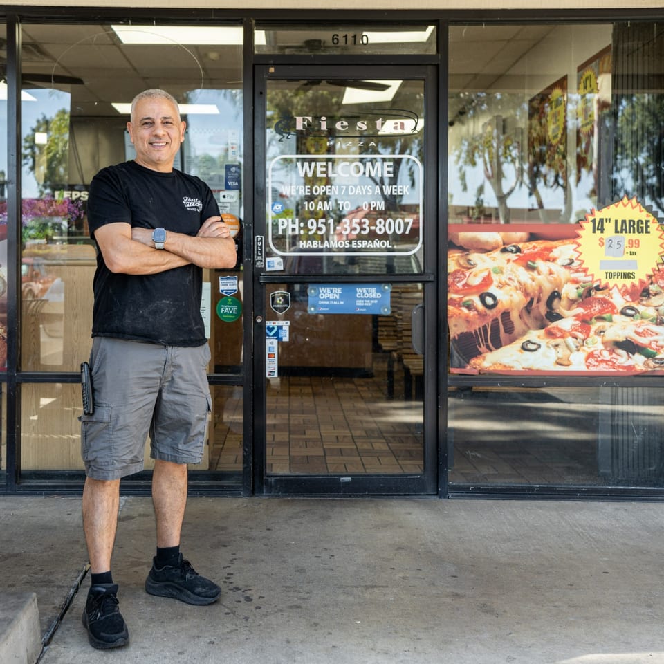 Welcome to Fiesta Pizza in Riverside