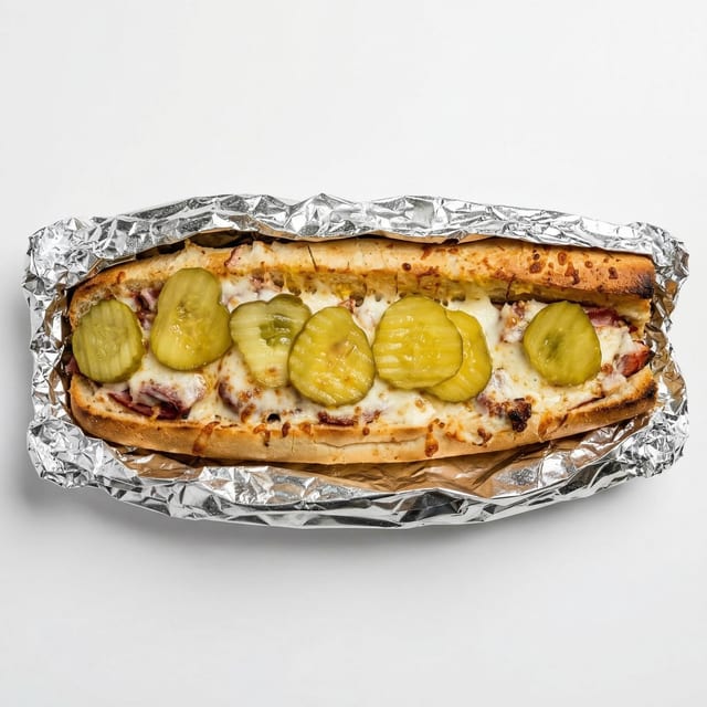 All Meat Pastrami Sub.